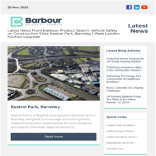 Latest News From Barbour Product Search:  Kestrel Park, Barnsley| West London Kitchen Upgrade